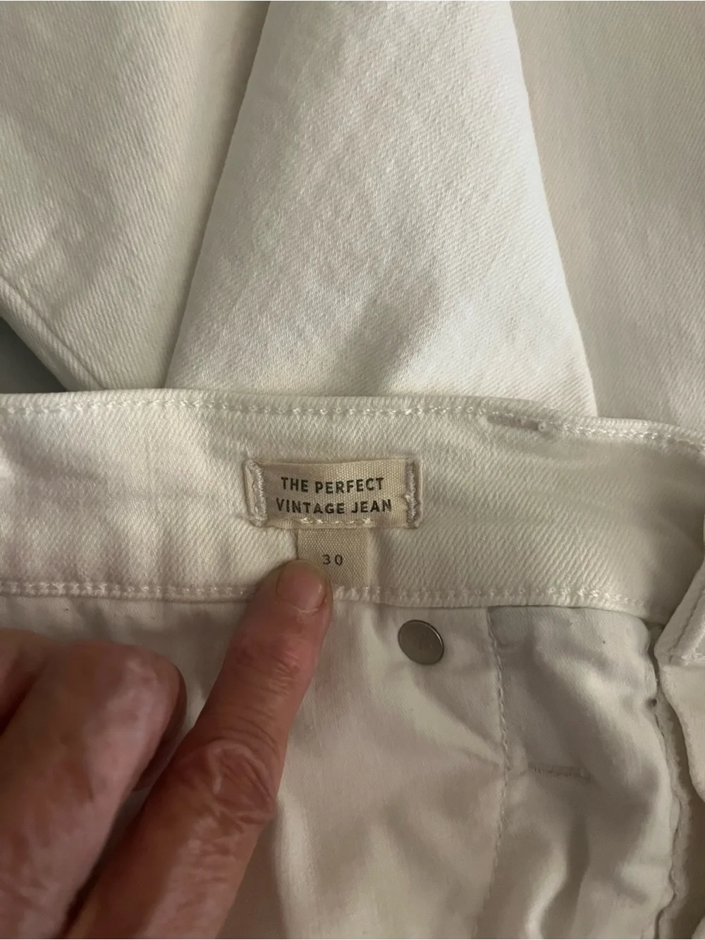 Madewell White  Straight-Leg High-Rise Jeans